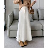 【Banico】レースアップニットロングスカート【AW】 | aimoha | 詳細画像1