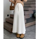 【Banico】レースアップニットロングスカート【AW】 | aimoha | 詳細画像4