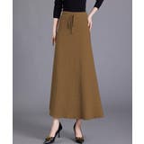 【Banico】レースアップニットロングスカート【AW】 | aimoha | 詳細画像6