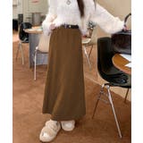 キャメル | 【Banico】ニットロングスカート【AW】 | aimoha 