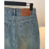 【aimoha】フリンジヘムデニムマキシスカート | aimoha  | 詳細画像7 