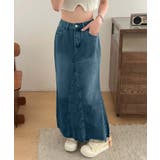 【Banico】ダメージデニムスカート | aimoha  | 詳細画像2 