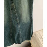 【aimoha】フリンジヘムフレアデニムスカート | aimoha  | 詳細画像6 