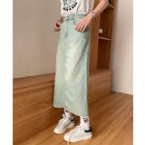 【aimoha】カジュアルデニムマキシスカート | aimoha  | 詳細画像9 