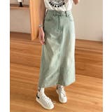 【aimoha】カジュアルデニムマキシスカート | aimoha  | 詳細画像14 