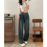 【aimoha】ストレートデニムパンツ | aimoha | 詳細画像12