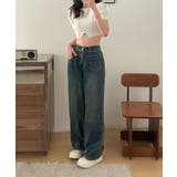 【aimoha】ストレートデニムパンツ | aimoha | 詳細画像13