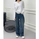 【aimoha】ストレートデニムパンツ | aimoha | 詳細画像6