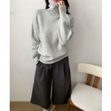 ベーシックタートルネックニットプルオーバー | aimoha  | 詳細画像1 