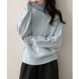 ブルー | ベーシックタートルネックニットプルオーバー | aimoha 