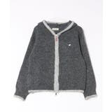 配色ライン入りフーディカーディガン | aimoha | 詳細画像7