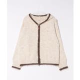 配色ライン入りフーディカーディガン | aimoha | 詳細画像9