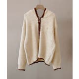 配色ライン入りフーディカーディガン | aimoha | 詳細画像6