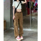 ユニセックスカーゴパンツ ワイドパンツ ストレートパンツ | aimoha | 詳細画像9