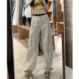 ユニセックスカーゴパンツ ワイドパンツ ストレートパンツ | aimoha | 詳細画像16