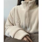 ユニセックスキャラクター刺繍ボアジャケット【AW】 | aimoha | 詳細画像2