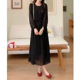 シフォンプリーツワンピース | aimoha  | 詳細画像5 