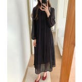 シフォンプリーツワンピース | aimoha  | 詳細画像4 