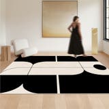 手描き風ラグマット Lサイズ 韓国インテリア カーペット 81×157cm | aimoha  | 詳細画像1 