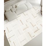 くすみ系韓国風デザインマット/カーペット 幅80 奥行き120 ラグ | aimoha | 詳細画像2