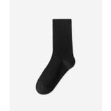 ブラック | 【mosox】コットンレディースソックス | aimoha