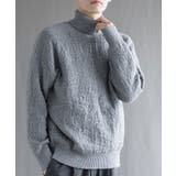 Soft Textured Turtleneck | aimoha men | 詳細画像1