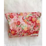 オレンジ | 花柄マルチポーチ | aimoha 