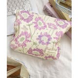 パープル | 花柄マルチポーチ | aimoha 