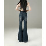 ウォッシュデニムフレアパンツ | aimoha  | 詳細画像15 