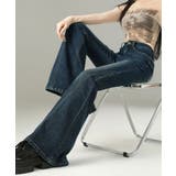 ウォッシュデニムフレアパンツ | aimoha  | 詳細画像17 