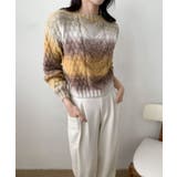 グラデーションケーブル編みニットプルオーバー | aimoha  | 詳細画像14 