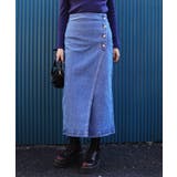 デニムスカート オリジナル フロントボタン | aimoha | 詳細画像27