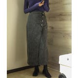 デニムスカート オリジナル フロントボタン | aimoha | 詳細画像32