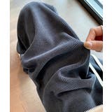 リブニットワイドパンツ ロング丈 春夏秋冬 | aimoha | 詳細画像24