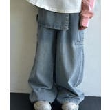 【aimoha KIDS】アシンメトリーデニムパンツ | aimoha kids | 詳細画像3