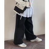 【aimoha KIDS】レースデザインスウェットパンツ | aimoha kids | 詳細画像2