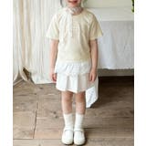 【aimoha-KIDS-】ナチュラルフリルTシャツ | aimoha kids | 詳細画像14 