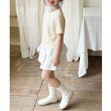 【aimoha-KIDS-】ナチュラルフリルTシャツ | aimoha kids | 詳細画像16 