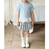 【aimoha-KIDS-】ナチュラルフリルTシャツ | aimoha kids | 詳細画像8 