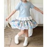 【aimoha-KIDS-】ナチュラルフリルTシャツ | aimoha kids | 詳細画像9 