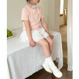 【aimoha-KIDS-】ナチュラルフリルTシャツ | aimoha kids | 詳細画像7 