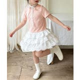 【aimoha-KIDS-】ナチュラルフリルTシャツ | aimoha kids | 詳細画像2 