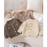 【aimoha-KIDS-】ポロニットカーディガン【AW】 | aimoha kids | 詳細画像2