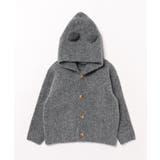 【aimoha-KIDS-】くま耳付きフーディニットジャケット キッズ【AW】 | aimoha kids | 詳細画像6