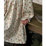 【aimoha-KIDS-】小花柄コーデュロイワンピース キッズ | aimoha kids | 詳細画像2
