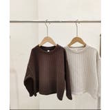 【aimoha-KIDS-】コットンリブプルオーバー キッズ | aimoha kids | 詳細画像6