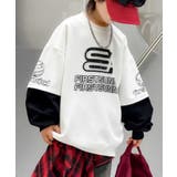 【Aimoha KIDS】カラーブロックデザインキッズスウェット | aimoha kids | 詳細画像9
