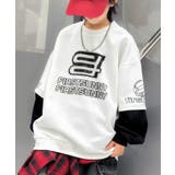 【Aimoha KIDS】カラーブロックデザインキッズスウェット | aimoha kids | 詳細画像10