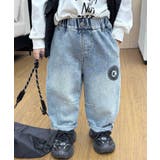 【aimoha KIDS】刺繍入りゆったりデニムパンツ | aimoha kids | 詳細画像4