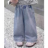 【aimoha KIDS】ワイドデニムパンツ | aimoha kids | 詳細画像1